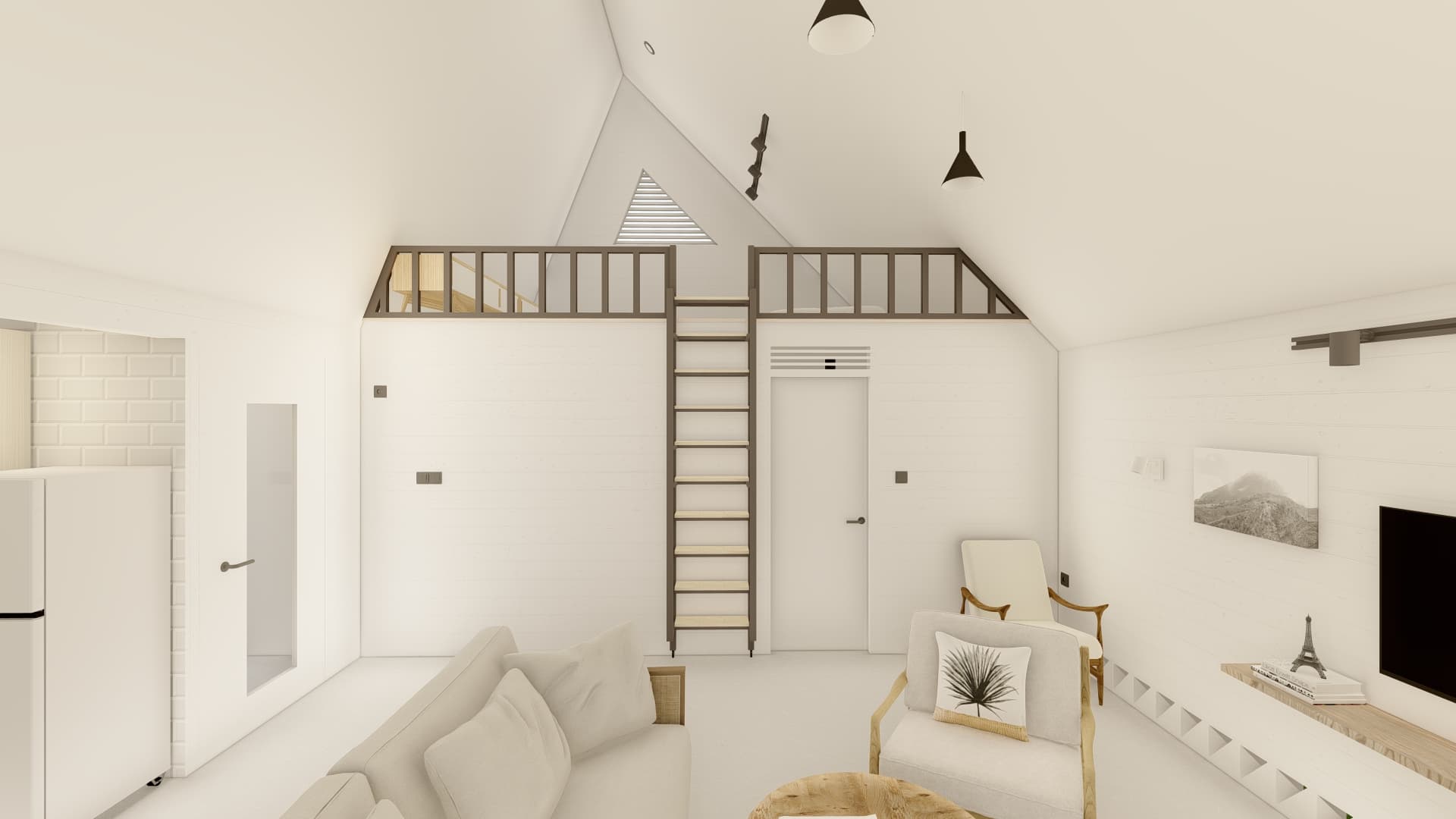 Weisses Gartenhaus - 4