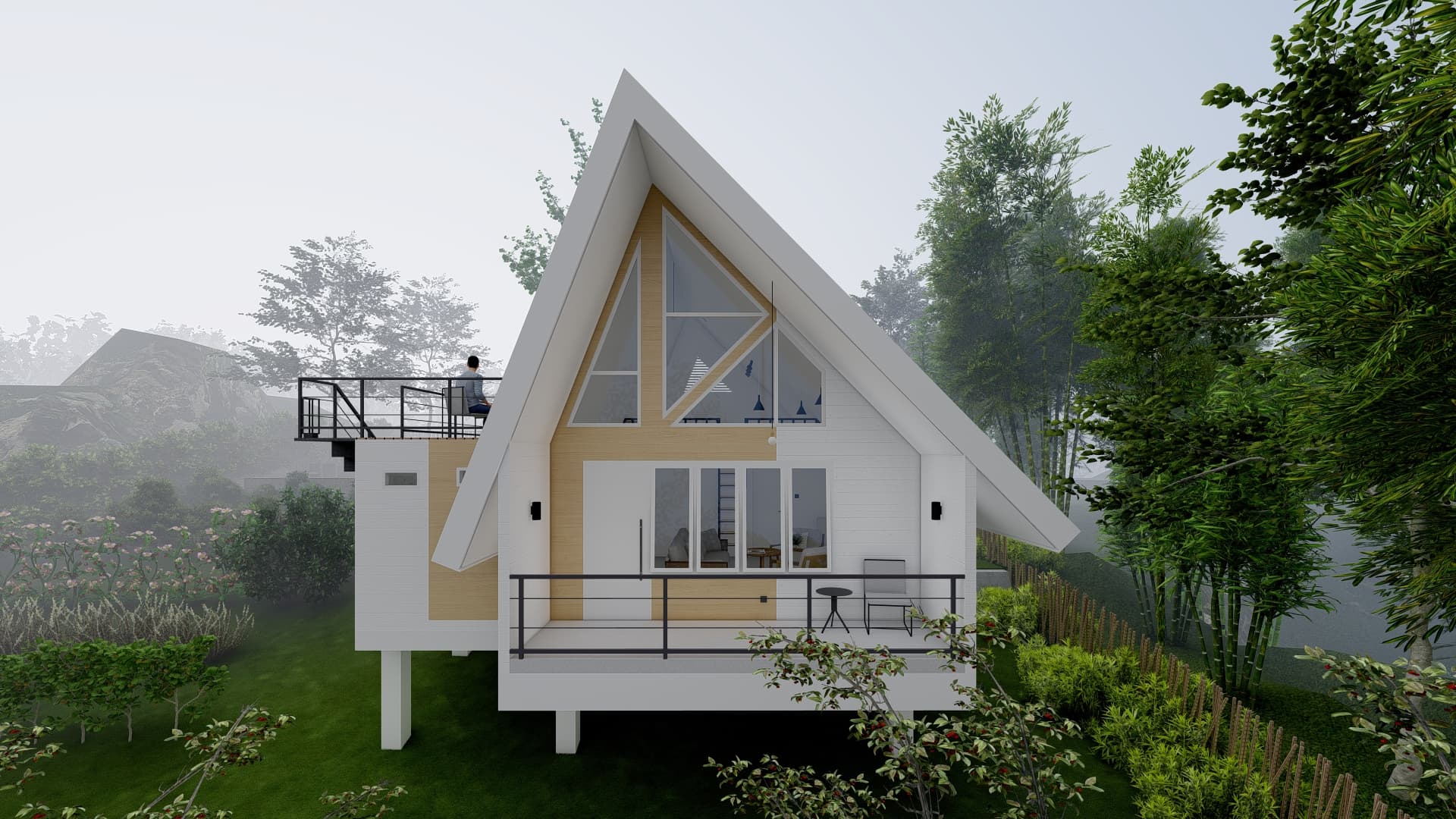 Weisses Gartenhaus - 7